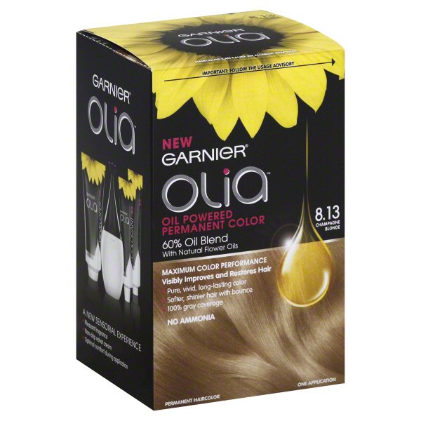 Garnier Olia Oil Powered 8 13 Champagne Blonde Permanent Haircolor