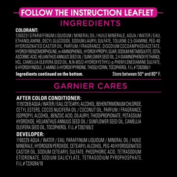 Garnier Olia Oil Powered Ammonia Free Permanent Hair Color 3.0 Darkest Brown