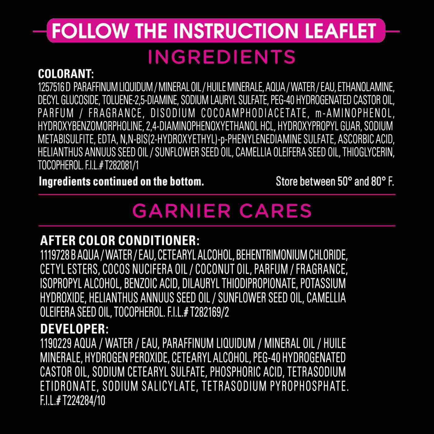 Garnier Olia Oil Powered Ammonia Free Permanent Hair Color 1.0 Black; image 3 of 9