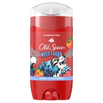 Old Spice Aluminum-Free Deodorant for Men, Wolfthorn, Sweet Citrus