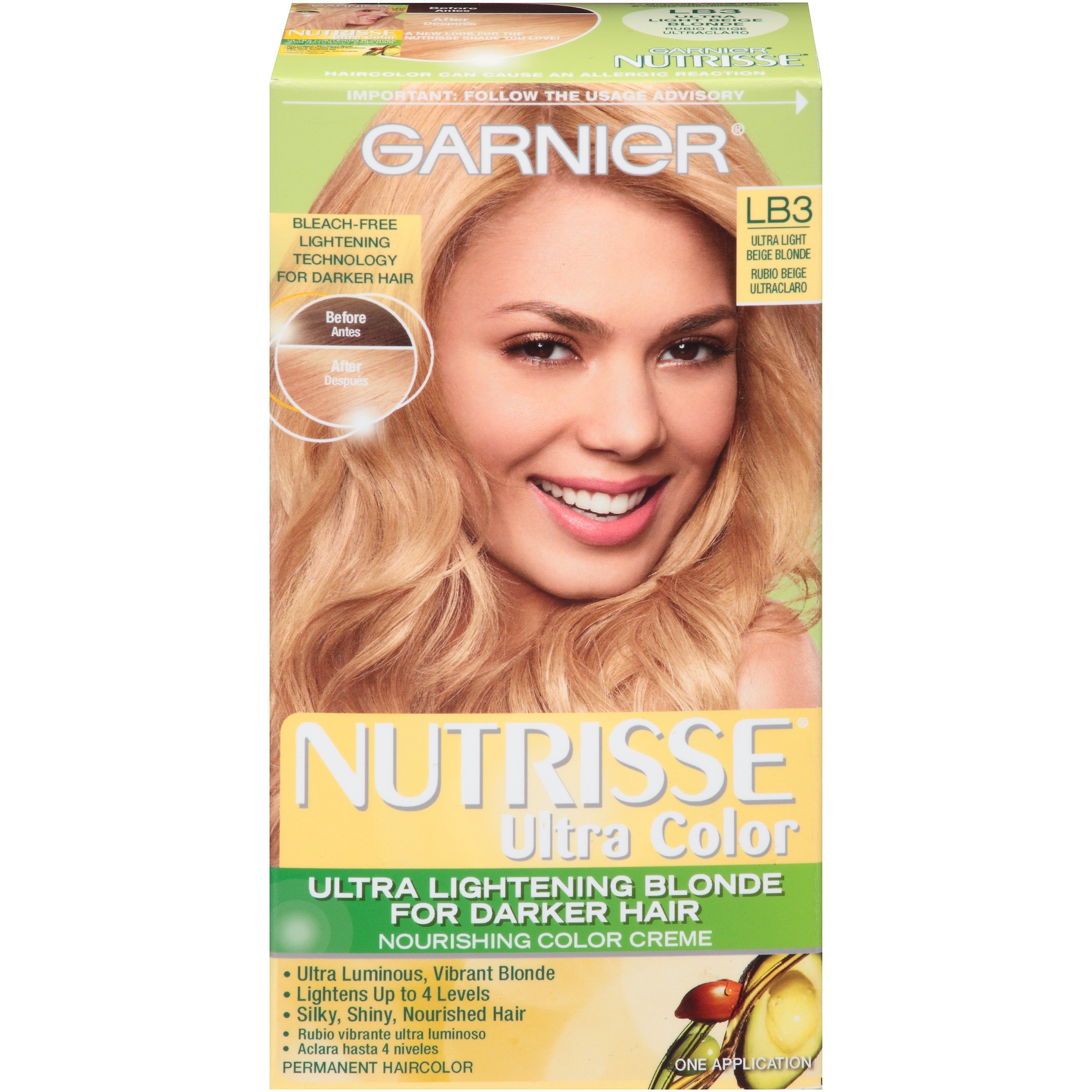 Garnier Nutrisse Ultra Color Hair Color Lb3 Light Beige Blonde