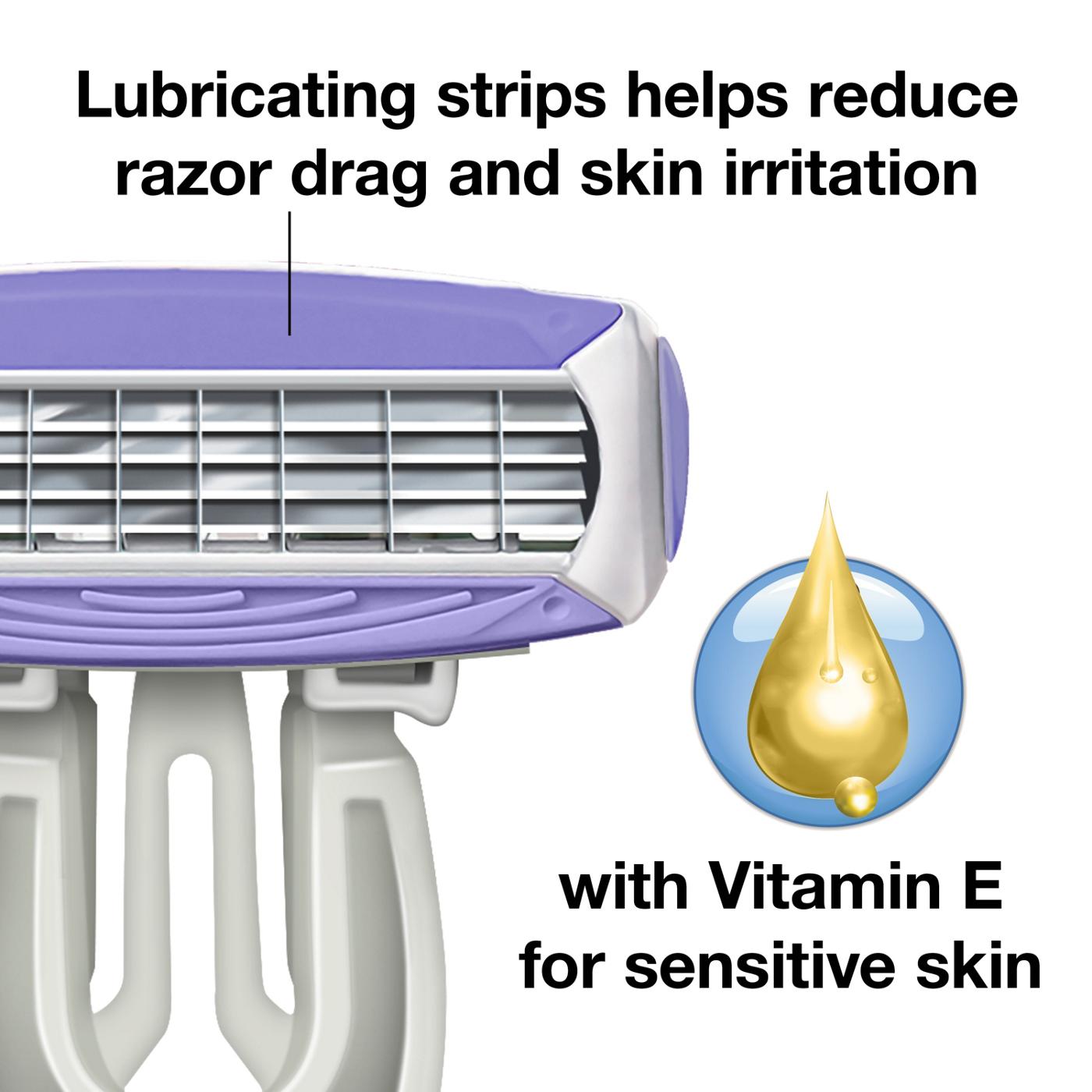 Hill Country Essentials Simply Silky 4 Women's Disposable Razors - Sensitive Skin; image 2 of 5