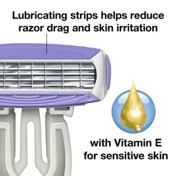 Hill Country Essentials Simply Silky 4 Women's Disposable Razors - Sensitive Skin, 3 pk