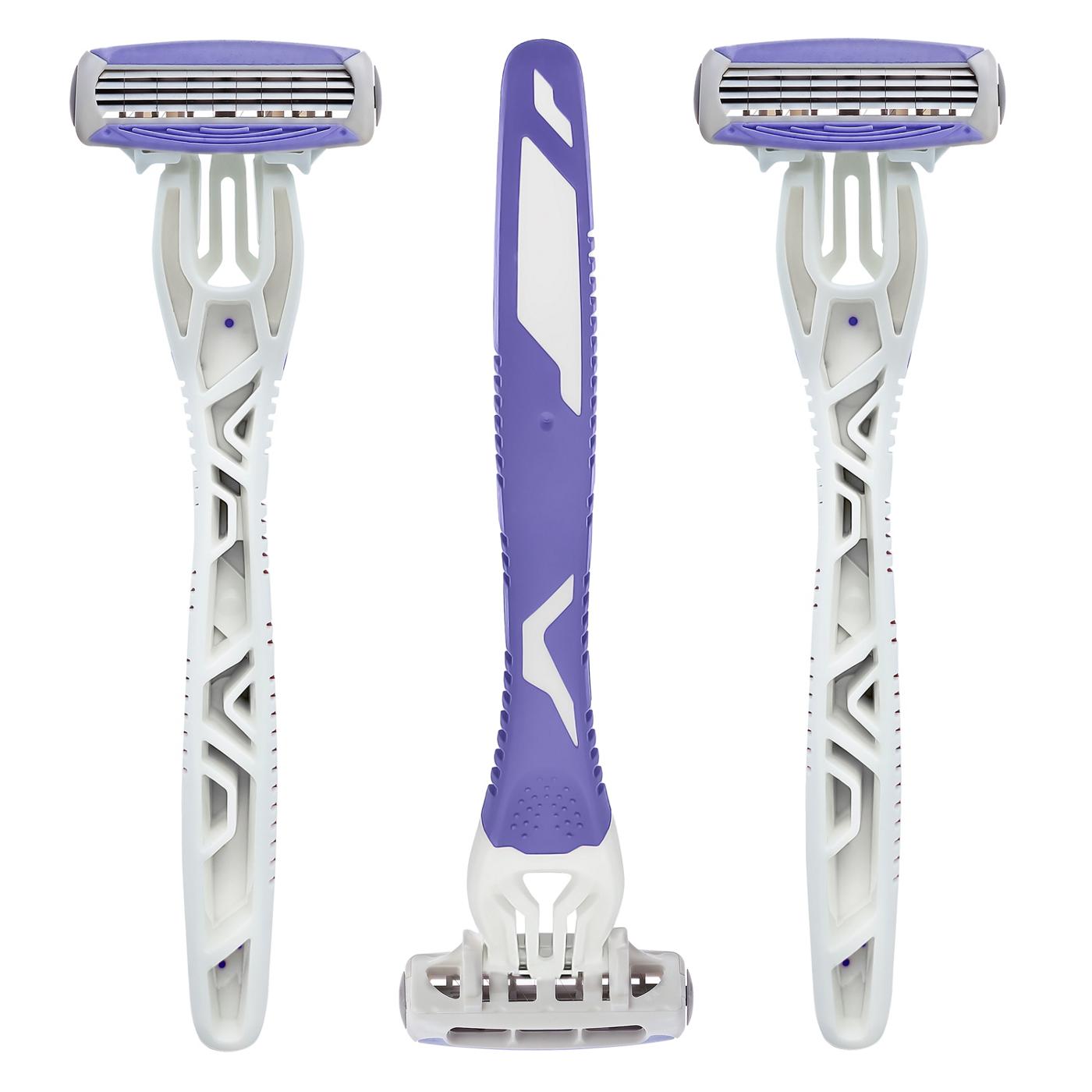 Hill Country Essentials Simply Silky 4 Women's Disposable Razors - Sensitive Skin; image 4 of 5