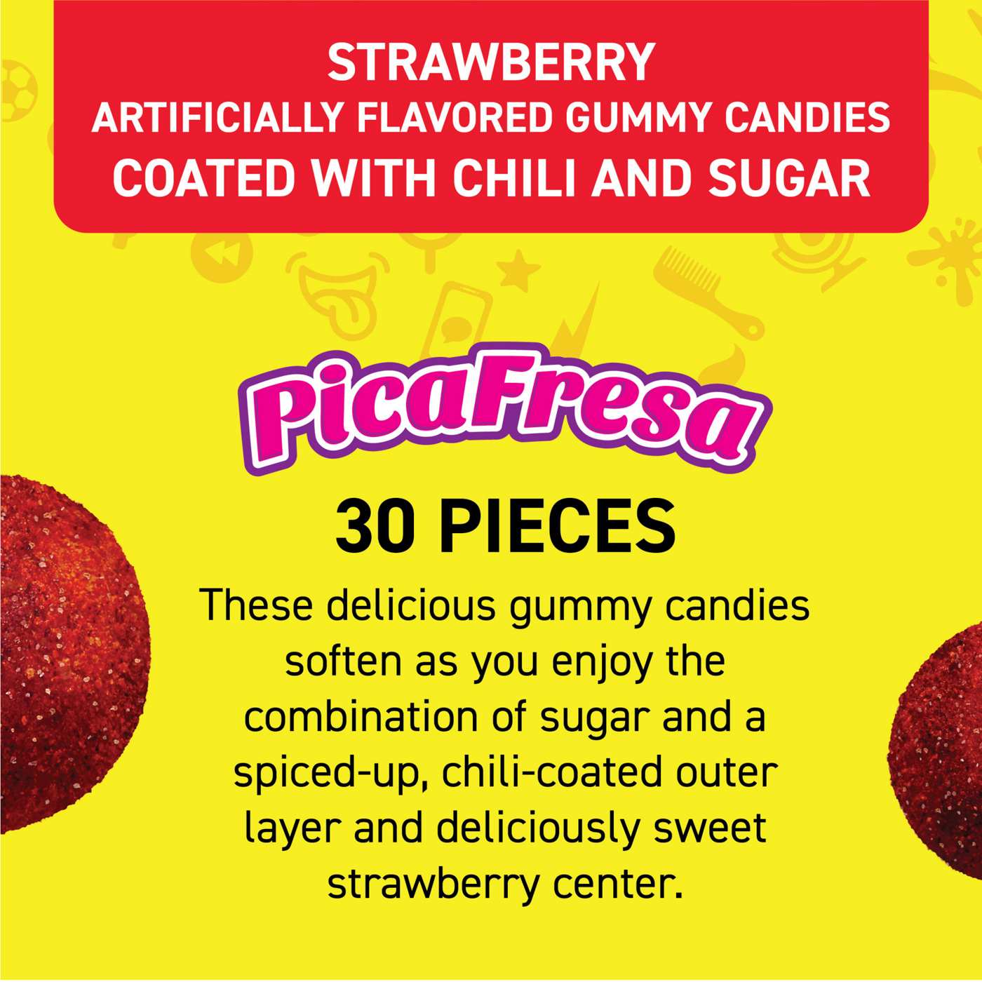 Vero Picafresa Strawberry Chewy Candy; image 2 of 6
