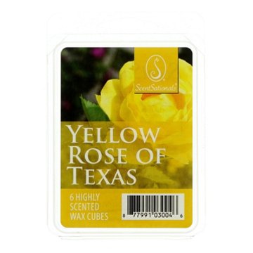 ScentSationals Yellow Rose of Texas Scented Wax Melt Cubes, 2.5 oz