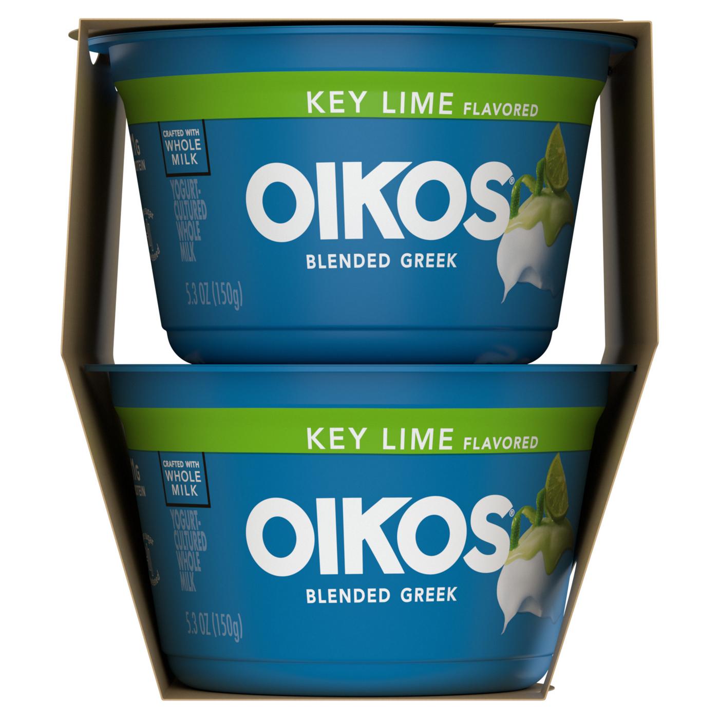 Dannon Oikos Whole Milk Key Lime Greek Yogurt; image 2 of 2