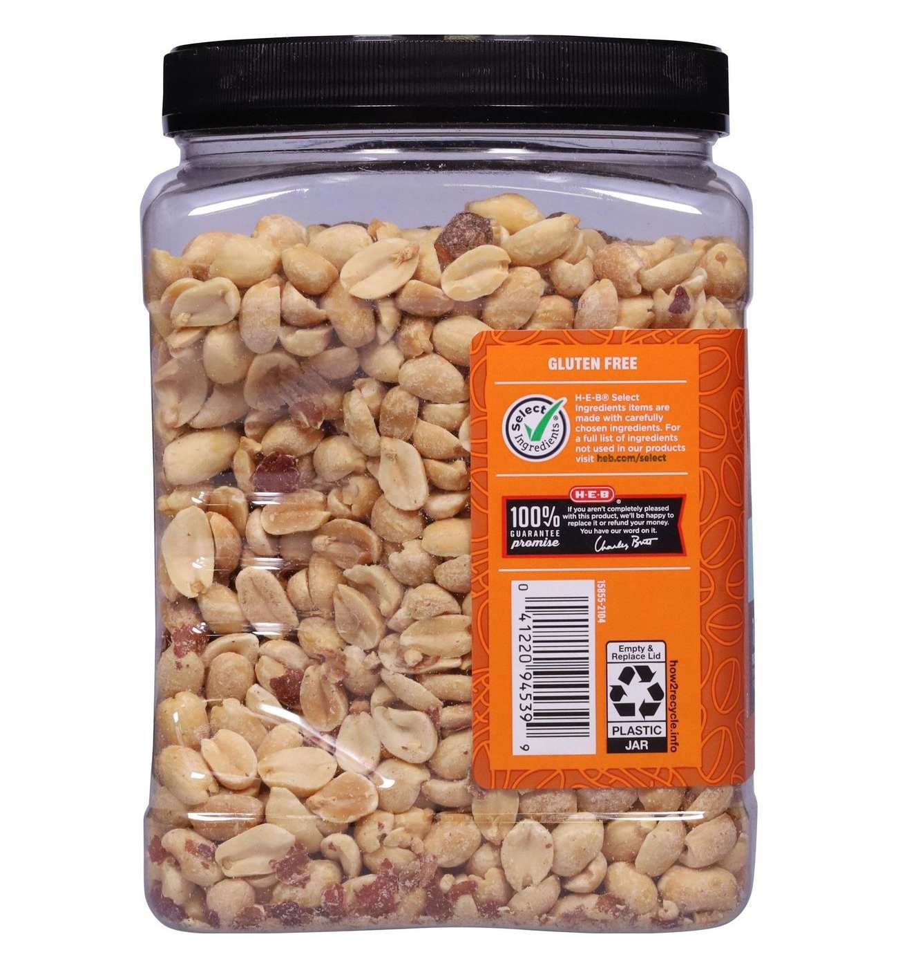 H-E-B Unsalted Dry Roasted Peanuts; image 6 of 9