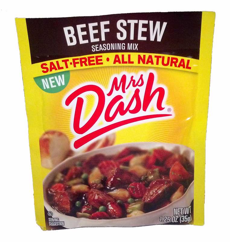 Mrs Dash Salt Free Beef Stew Seasoning Mix Shop Spices & Seasonings