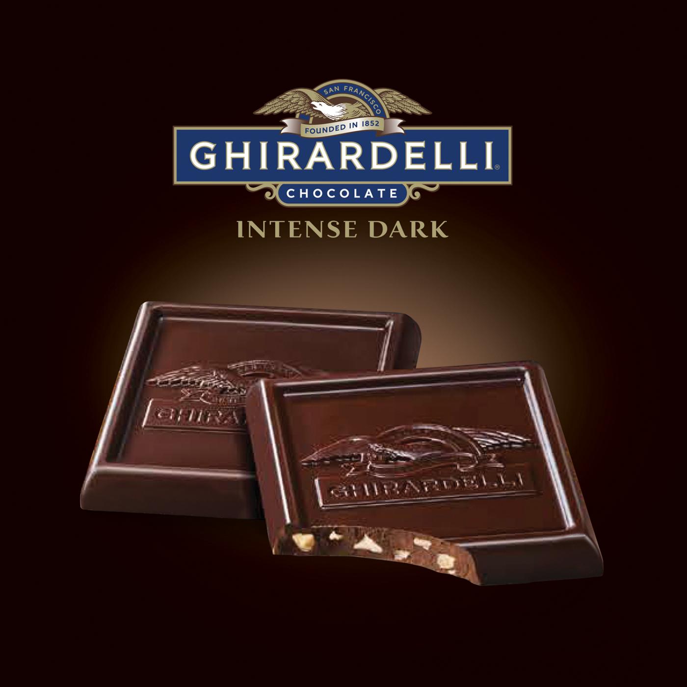 Ghirardelli Intense Dark Sea Salt Almond Chocolate Squares; image 2 of 4