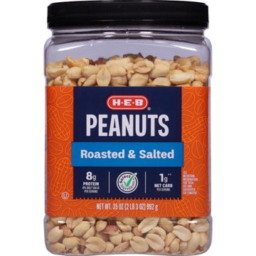 H-E-B Salted Roasted Peanuts, 35 oz