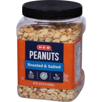 H-E-B Salted Roasted Peanuts, 35 oz