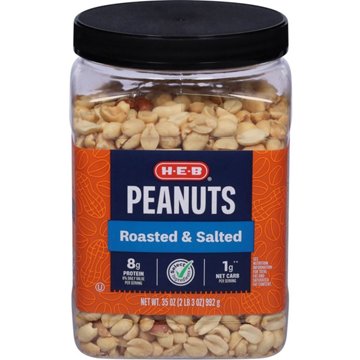 H-E-B Salted Roasted Peanuts, 35 oz