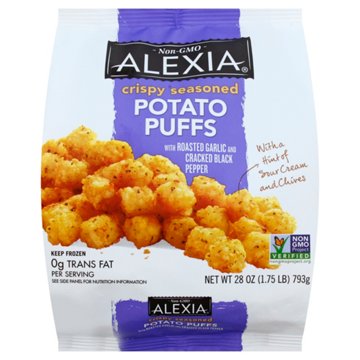 Alexia Crispy Seasoned Potato Puffs , 28 oz