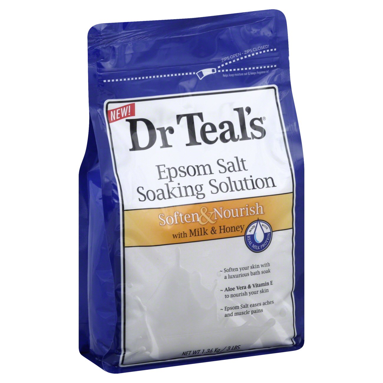 Dr Teal's Epsom Salt Soaking Solution Soften & Nourish with Milk