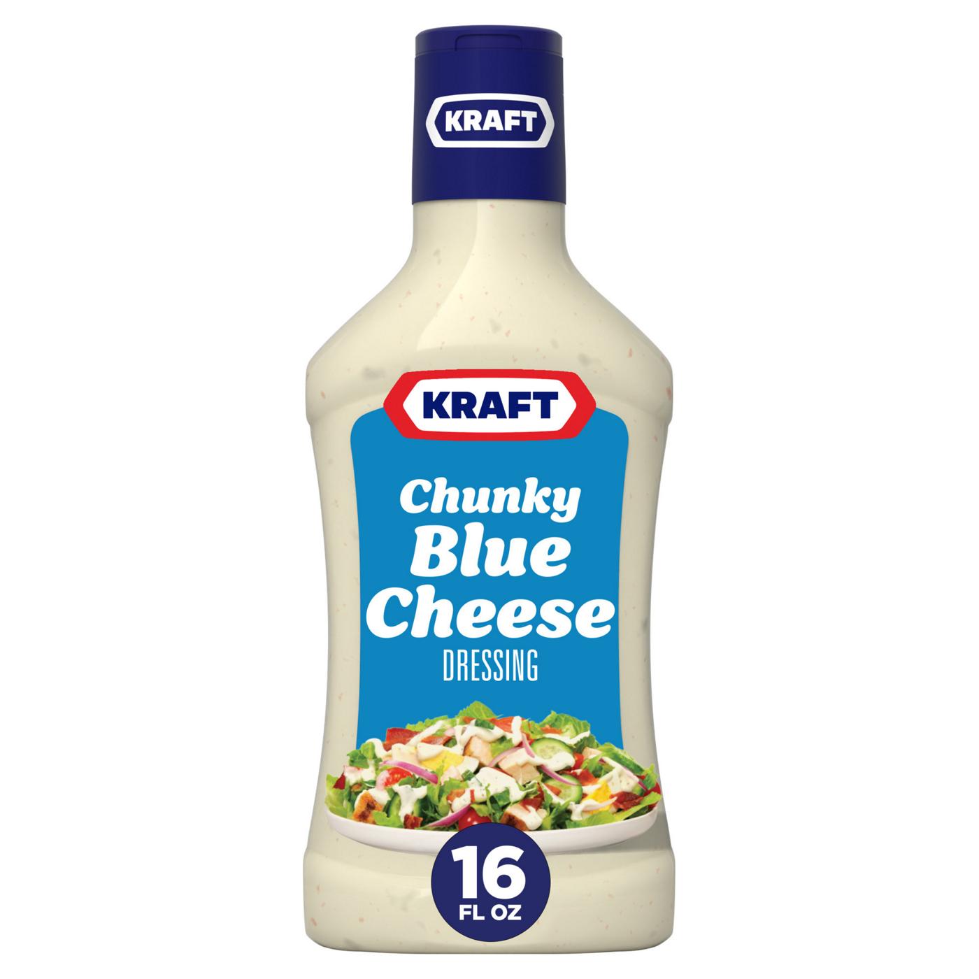 Kraft Chunky Blue Cheese Dressing; image 1 of 9