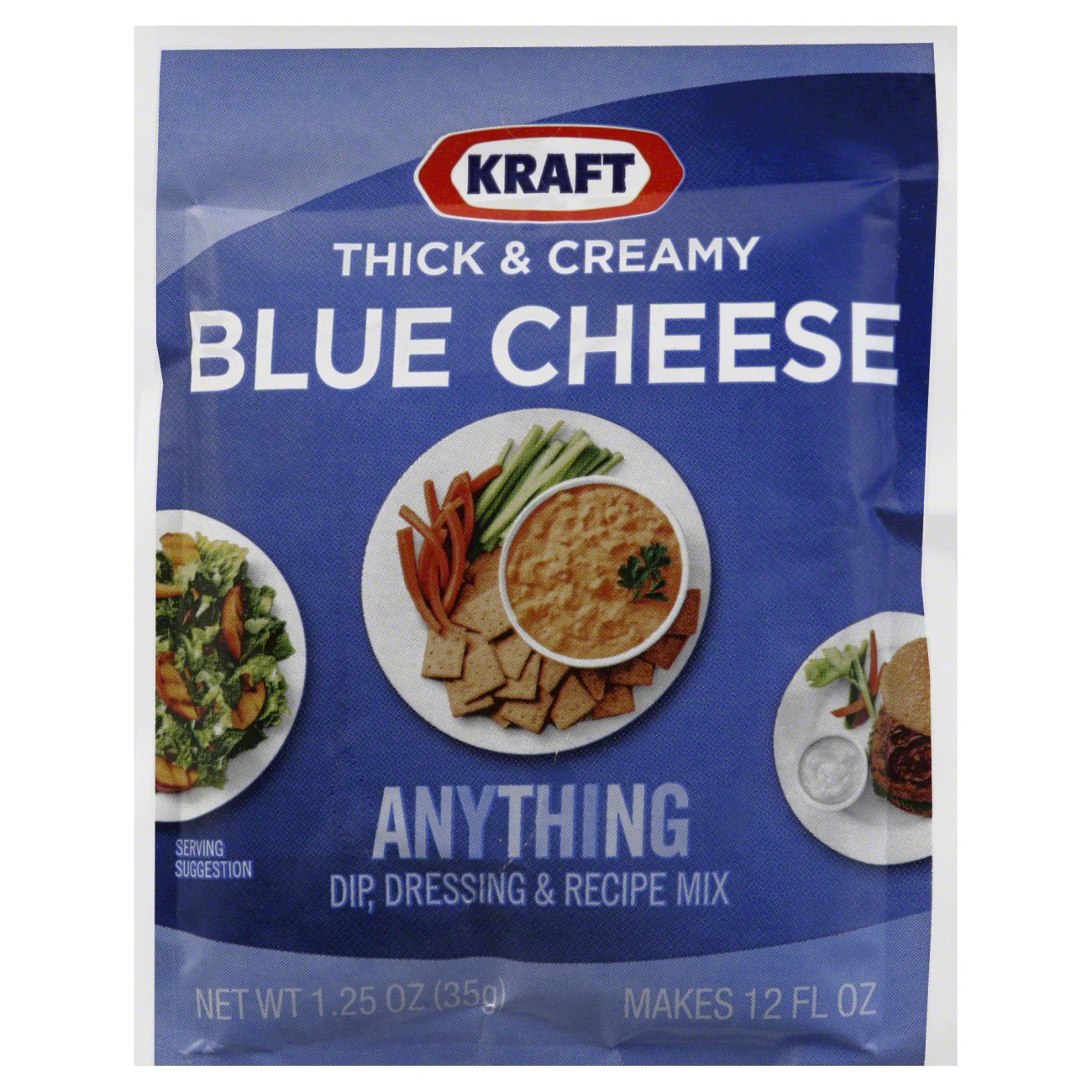 Kraft Thick and Creamy Blue Cheese Anything Recipe Mix Shop Salad
