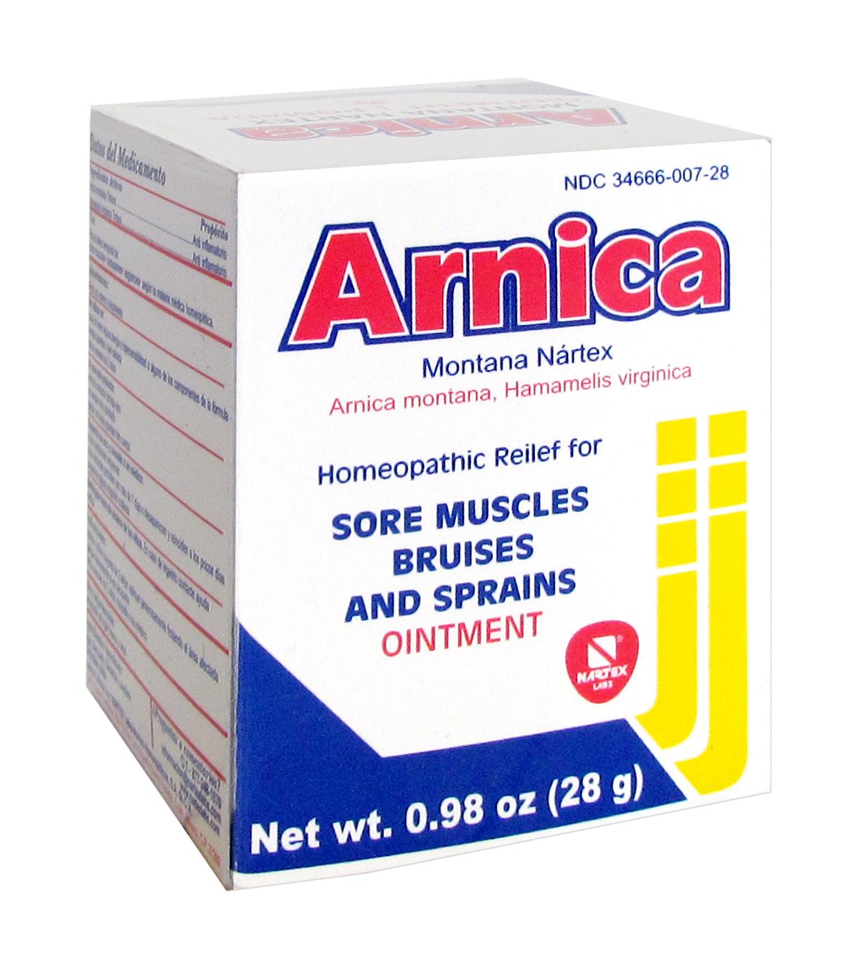 Arnica Homeopathic Relief For Sore Muscles, Bruises, And Sprains Ointment; image 1 of 2