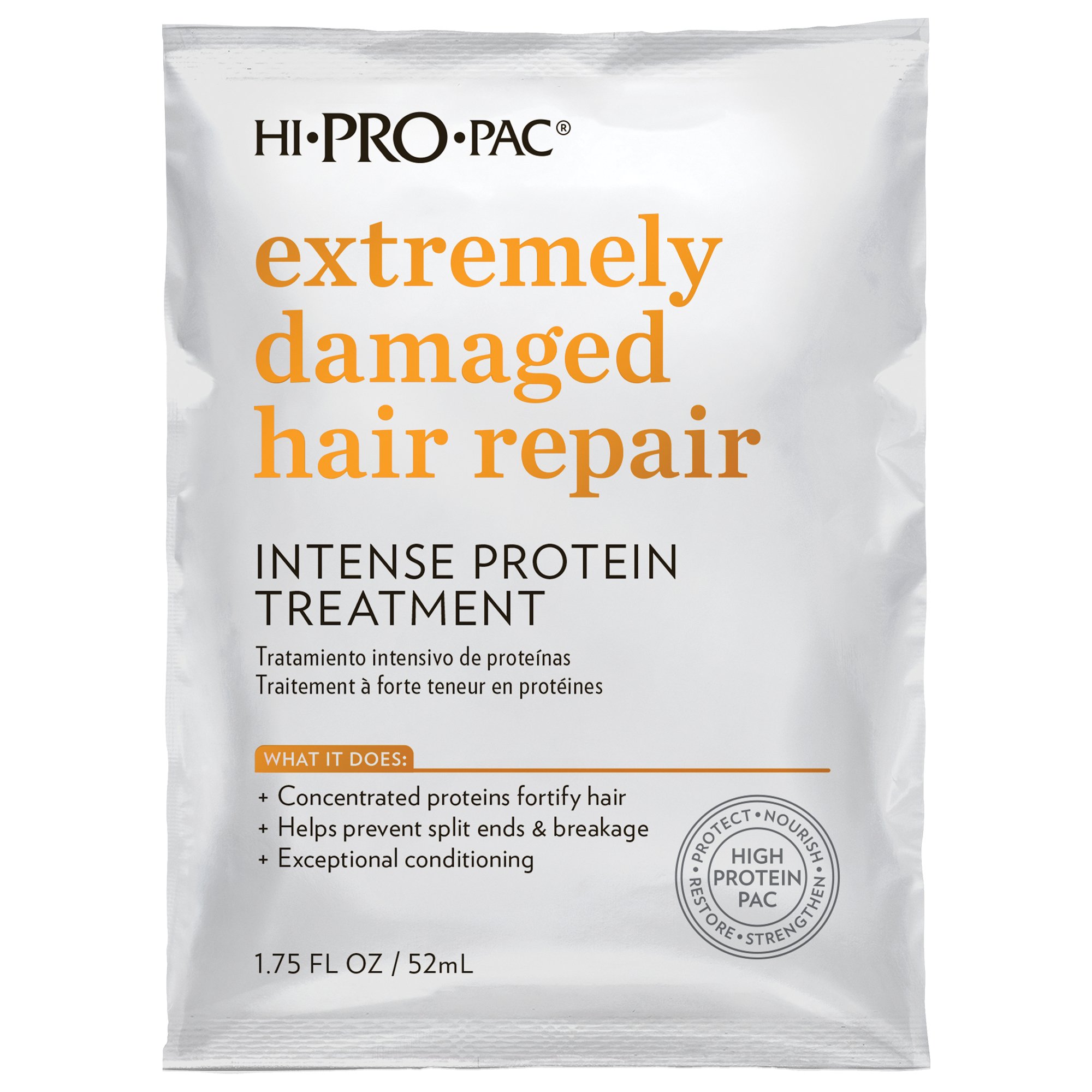 Hi Pro Pac Extremely Damaged Hair Repair Intense Protein Treatment - Shop  Shampoo & Conditioner at H-E-B