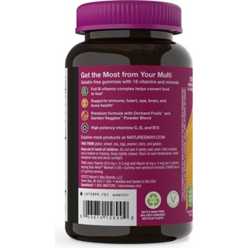 Nature's Way Alive! Women's 50+ Multivitamin Gummies, 75 ct