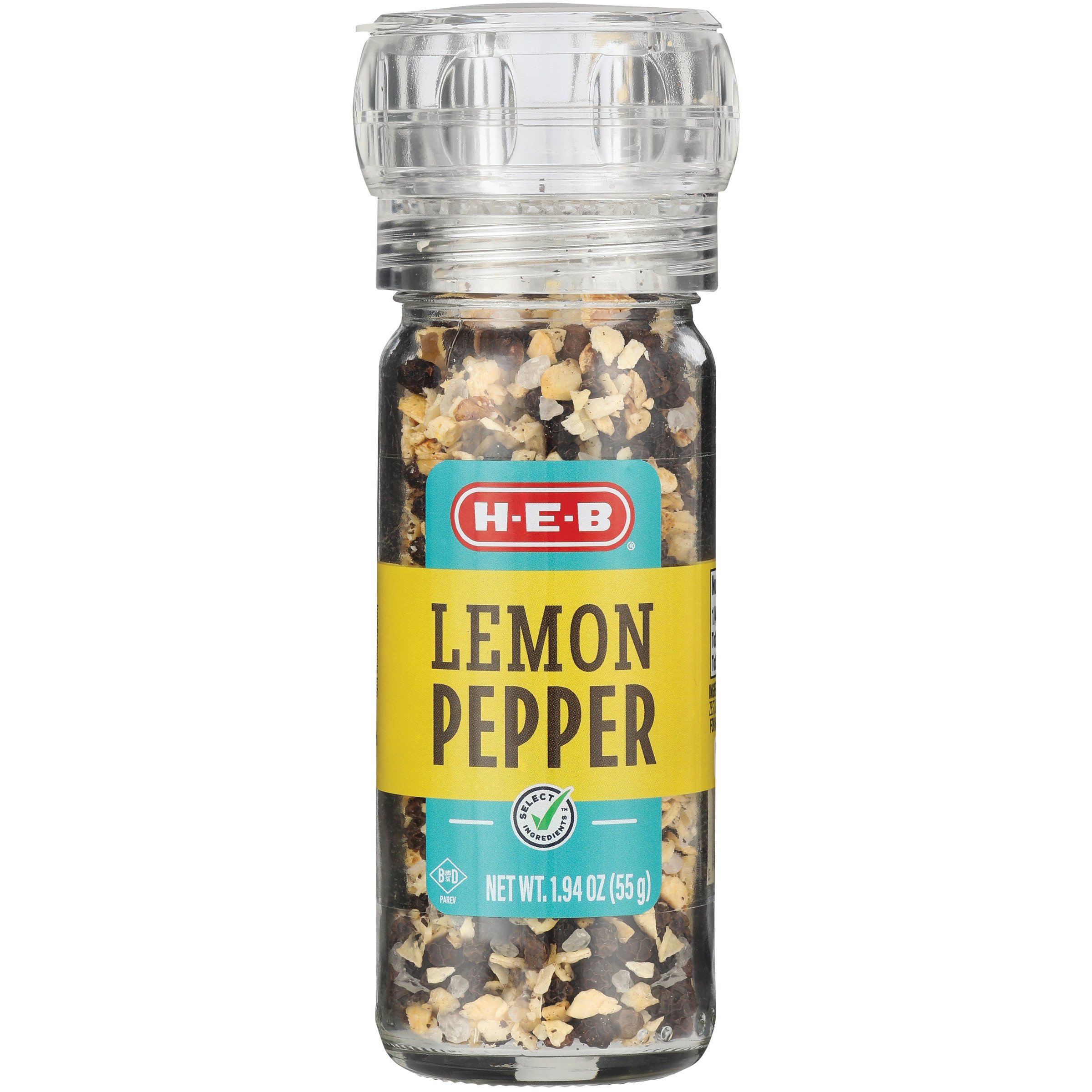 H-E-B Select Ingredients Lemon Pepper Grinder - Shop Herbs & Spices At ...