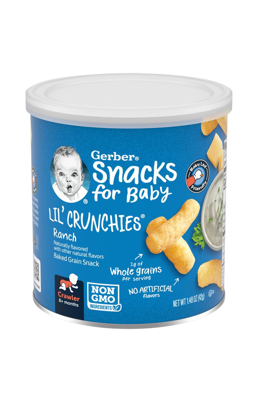 Gerber Snacks for Baby Lil' Crunchies - Ranch; image 1 of 8