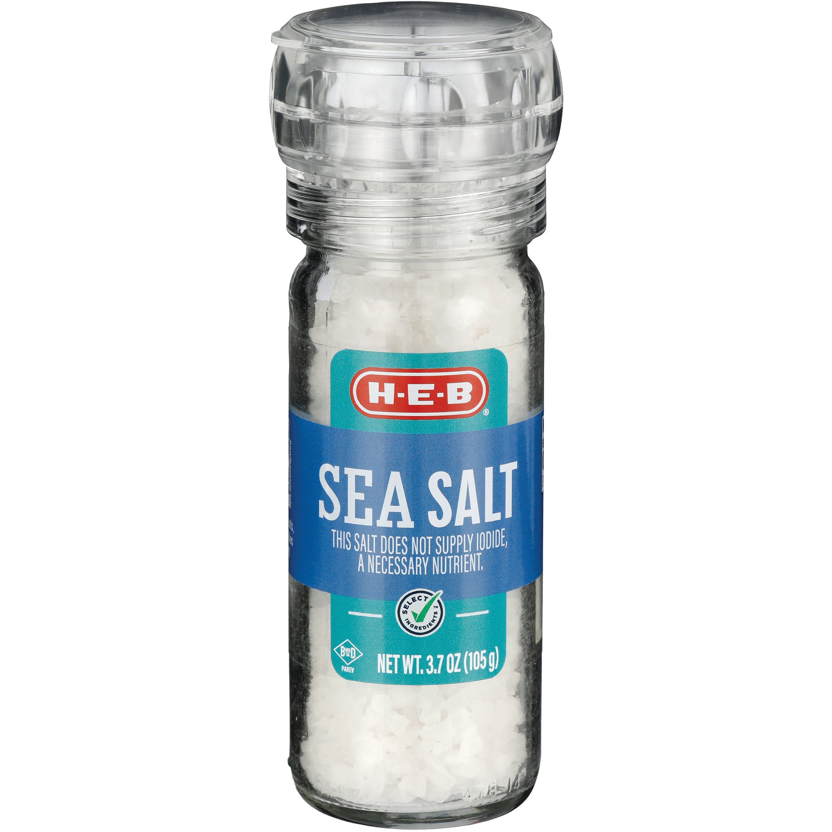 H-E-B Mediterranean Sea Salt with Grinder - Shop Herbs & Spices at H-E-B