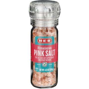 H-E-B Himalayan Pink Salt Grinder, 4.23 oz