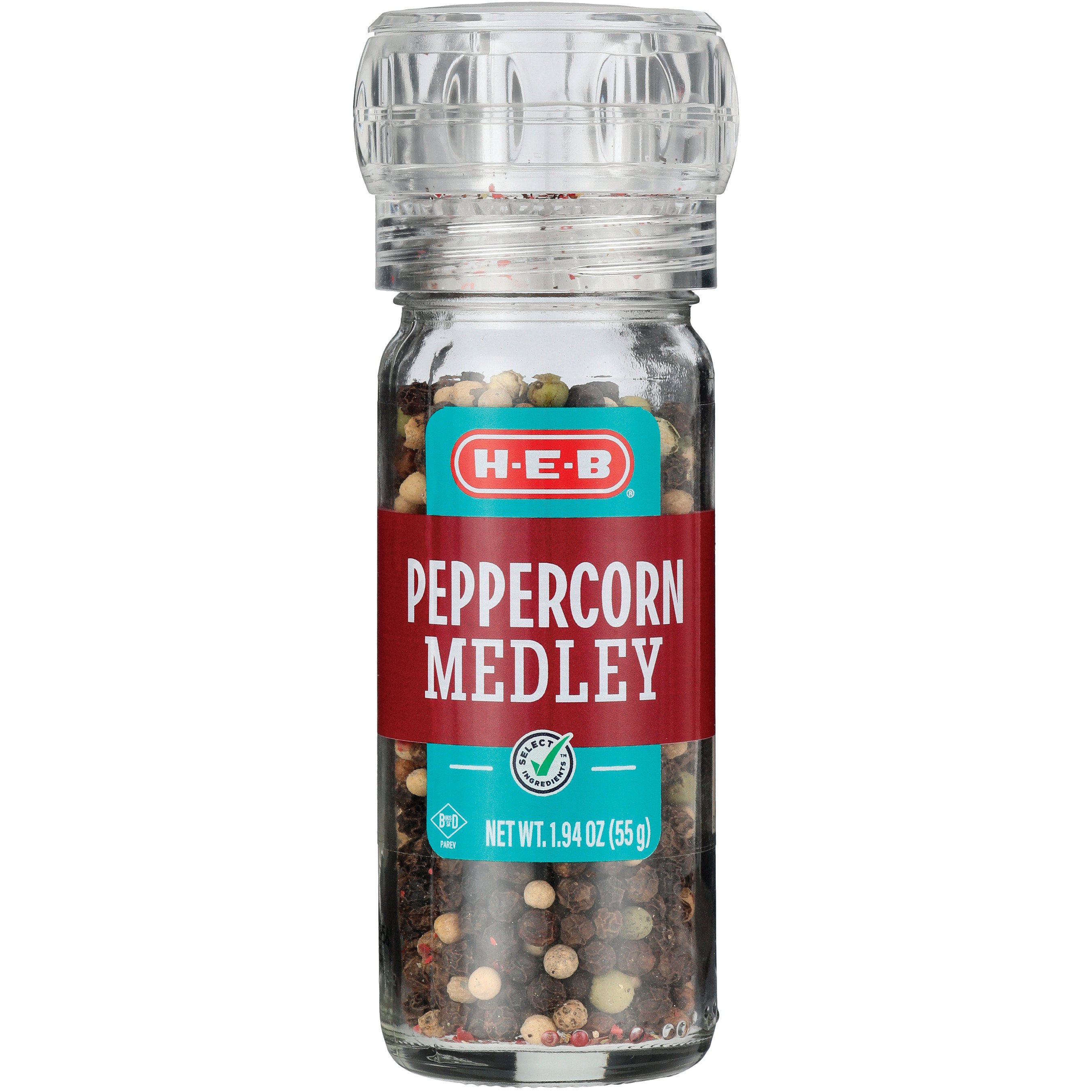 HEB Peppercorn Medley Grinder Shop Herbs & Spices at HEB
