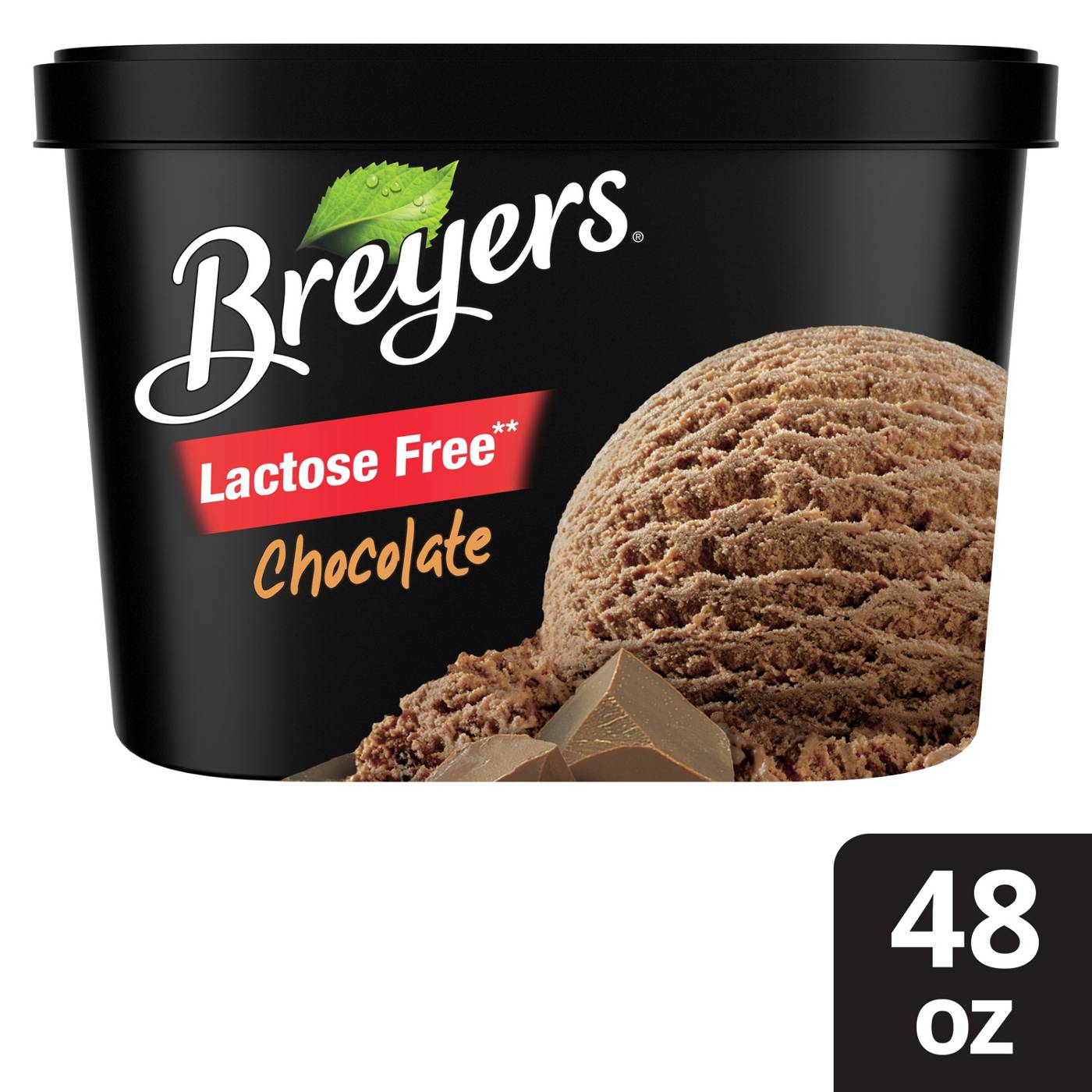Breyers Lactose Free Chocolate Light Ice Cream; image 5 of 5