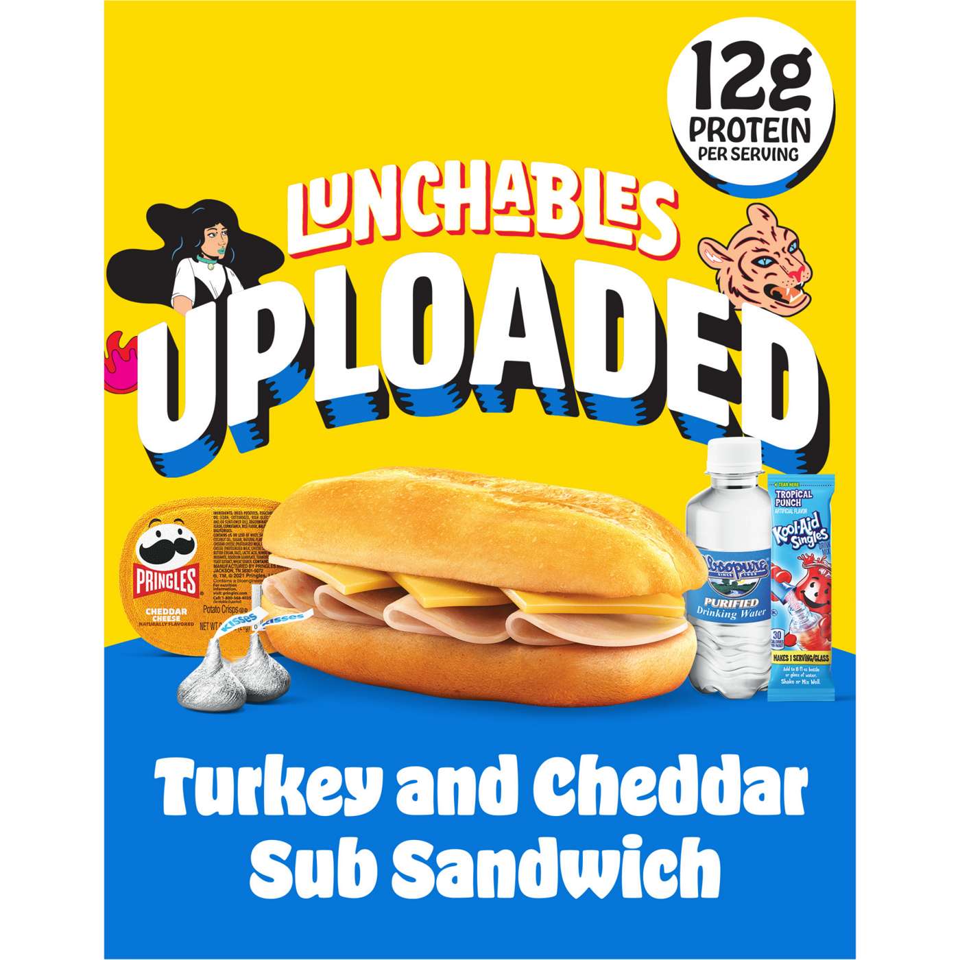 Lunchables Uploaded With Turkey & Cheddar Sub Sandwich; image 1 of 5