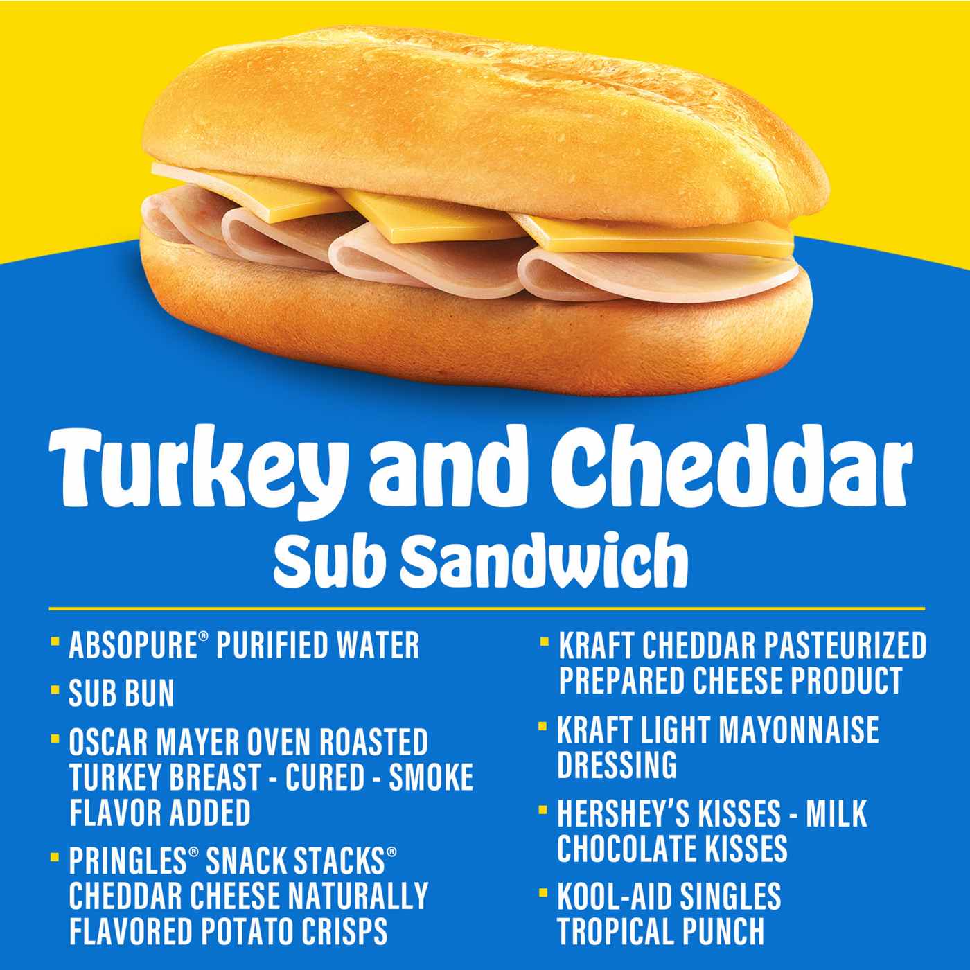 Lunchables Uploaded Meal Kit - Turkey & Cheddar Cheese Sub Sandwich; image 3 of 9