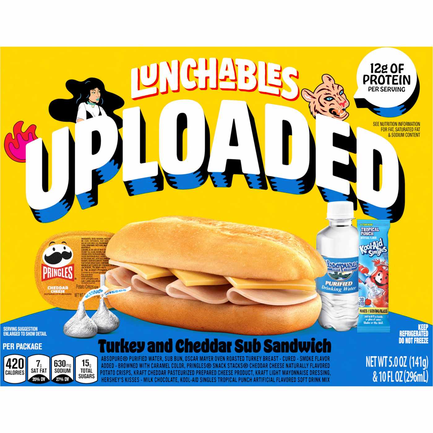 Lunchables Uploaded Meal Kit - Turkey & Cheddar Cheese Sub Sandwich; image 7 of 9