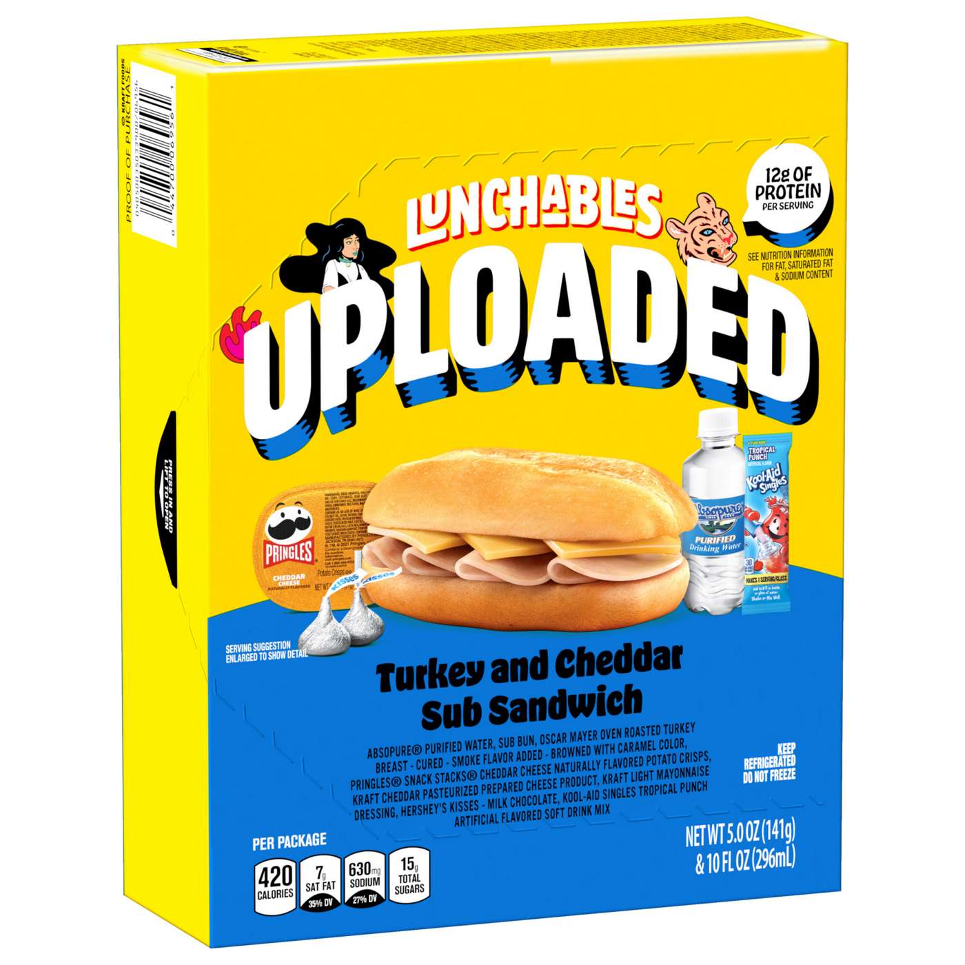 Lunchables Uploaded Meal Kit - Turkey & Cheddar Cheese Sub Sandwich; image 3 of 3