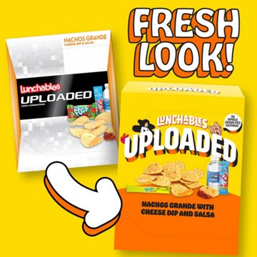 Lunchables Uploaded Nachos Grande Meal Kit, Fruit Roll Up Sour, & Kool-Aid Tropical Punch, Box