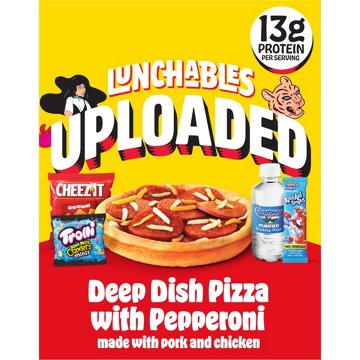 Lunchables Uploaded Meal Kit - Deep Dish Pizza with Pepperoni, 14.7 oz