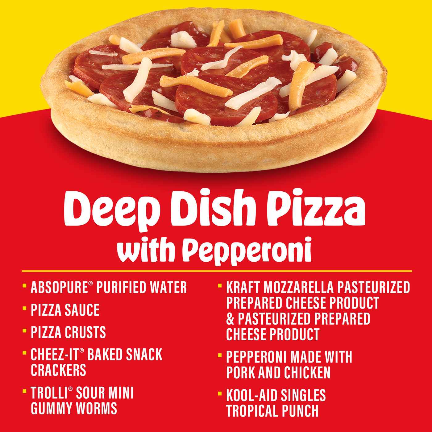 Lunchables Uploaded Meal Kit - Deep Dish Pizza with Pepperoni; image 4 of 5