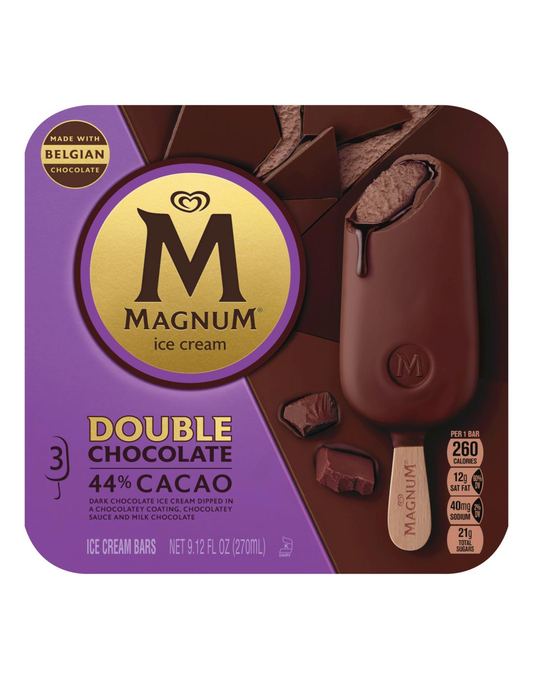 Magnum Double Chocolate Ice Cream Bars; image 1 of 5