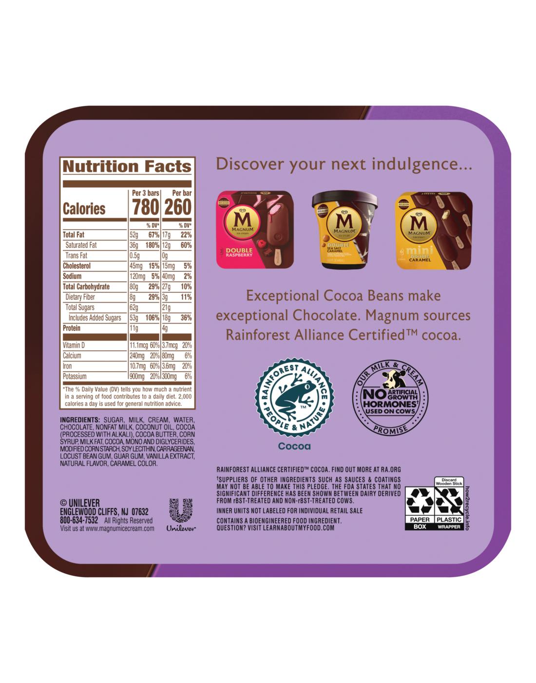 Magnum Double Chocolate Ice Cream Bars; image 4 of 5