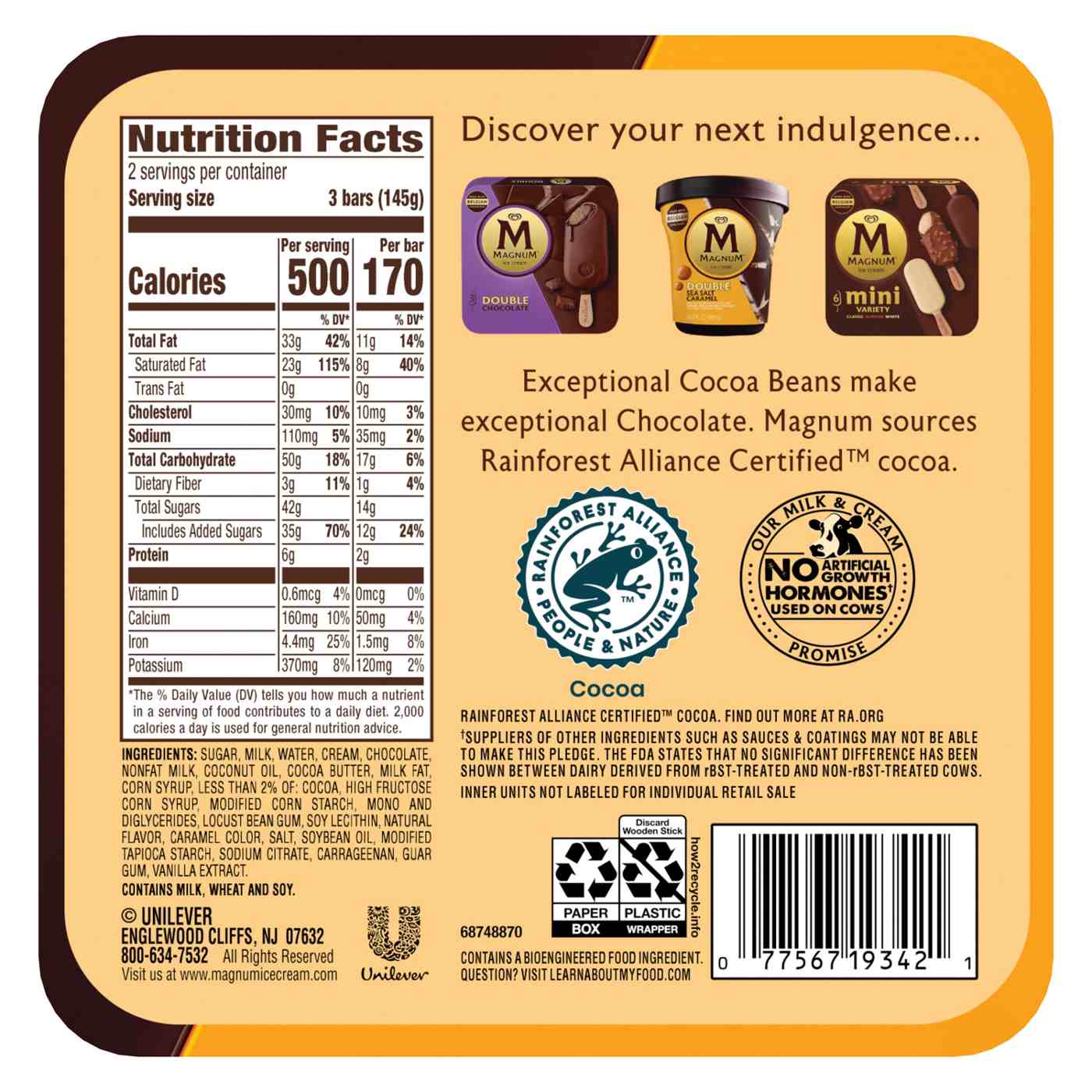 Magnum Mini Double Caramel Ice Cream Bars; image 5 of 6