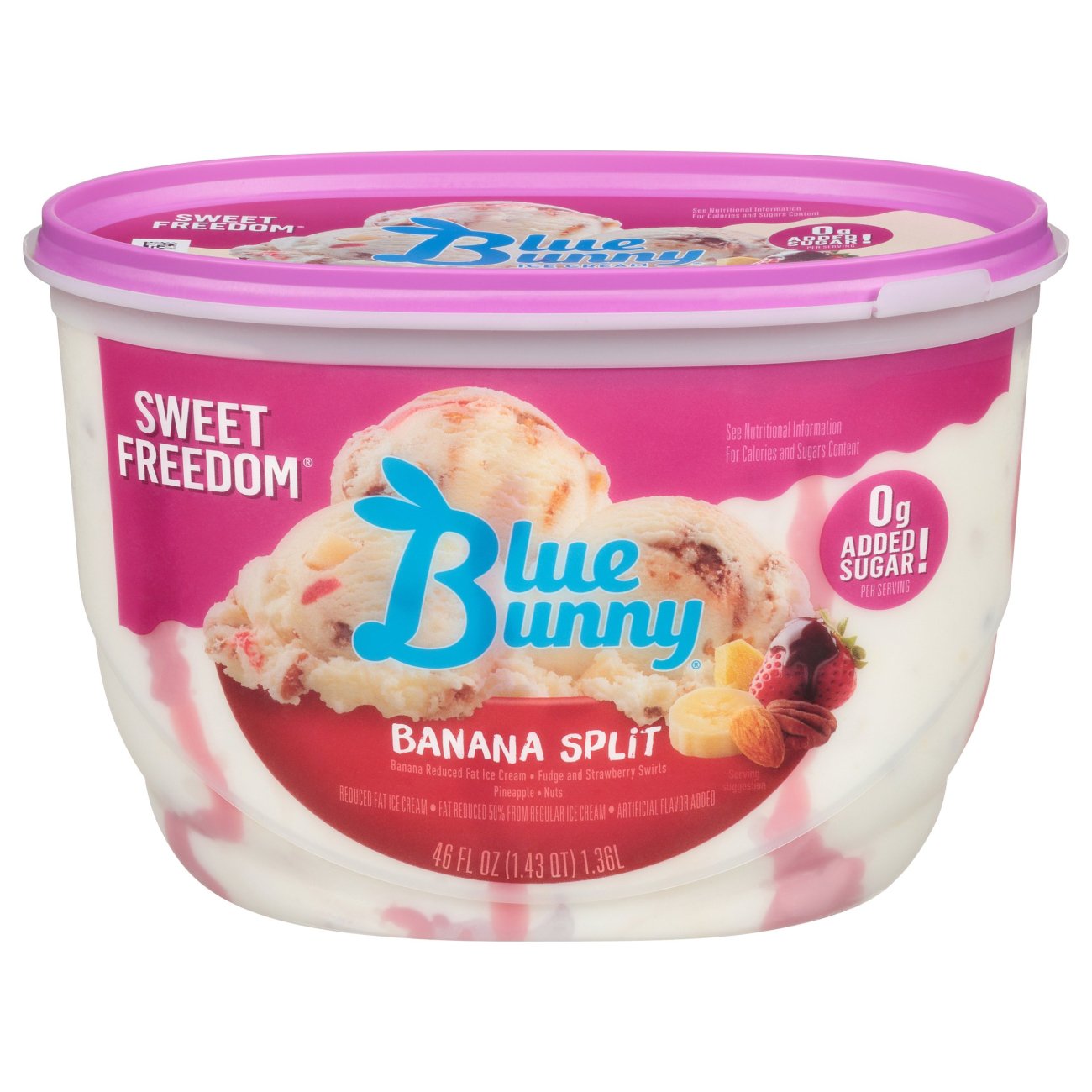 blue bunny no sugar ice cream