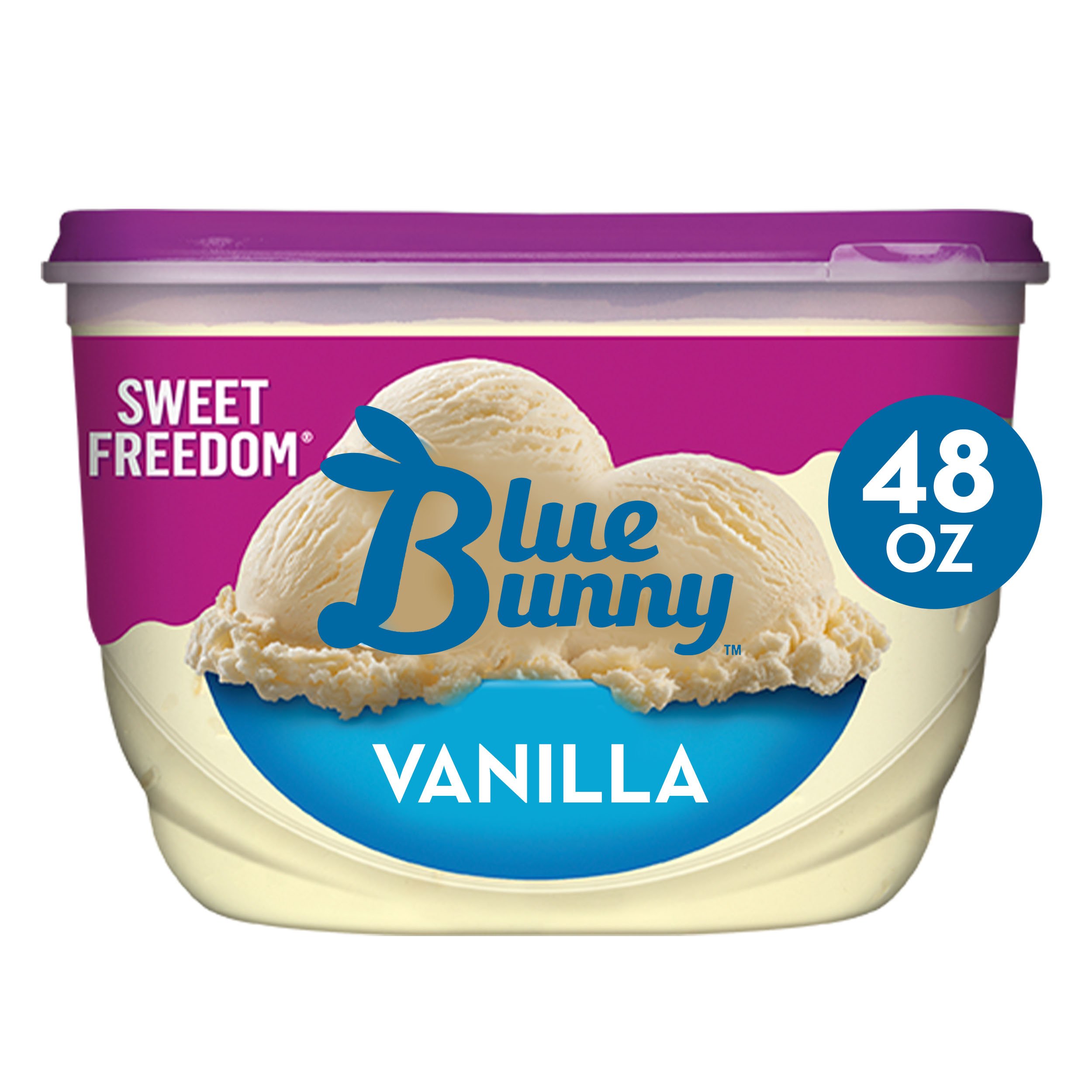 Blue Bunny Sweet Freedom Vanilla Reduced Fat Ice Cream Shop Ice Cream At H E B 