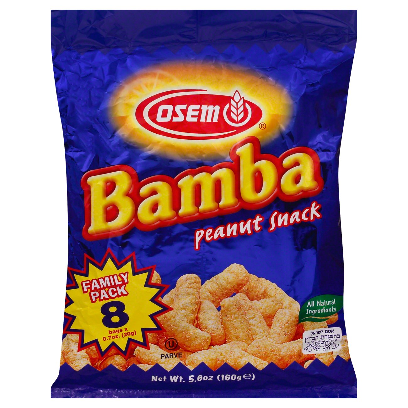 Osem Bamba Peanut Snack Family Pack Shop Chips at HEB