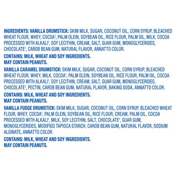 Nestle Drumstick CRUNCH Dipped Sundae Cones Variety Pack, 8 ct