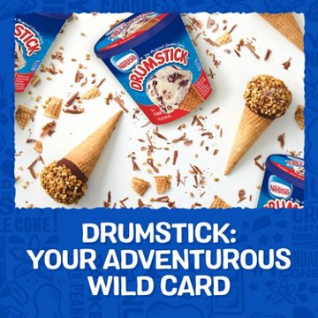 Nestle Drumstick Mini Sundae Cones Variety Pack - Vanilla Fudge & Caramel, 12 ct