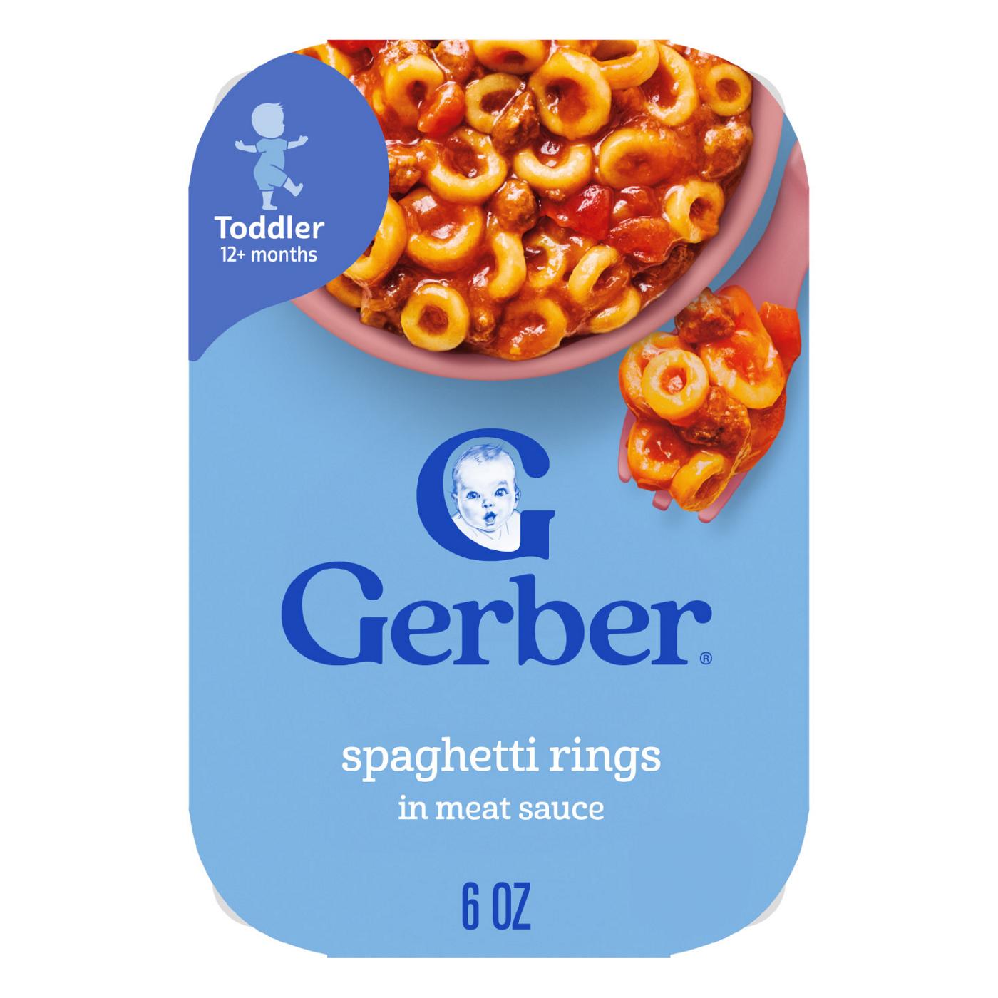 Gerber Mealtime for Toddler - Spaghetti Rings in Meat Sauce; image 1 of 8