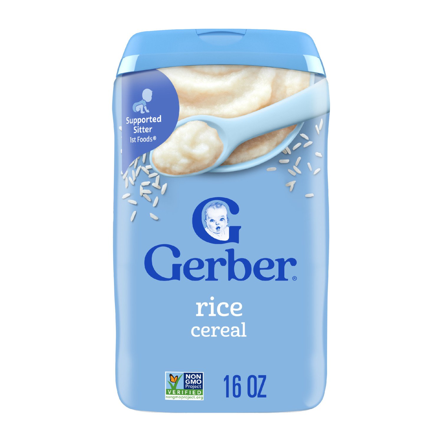 Gerber 1st Foods Cereal Single Grain Rice - Shop Baby Food at H-E-B