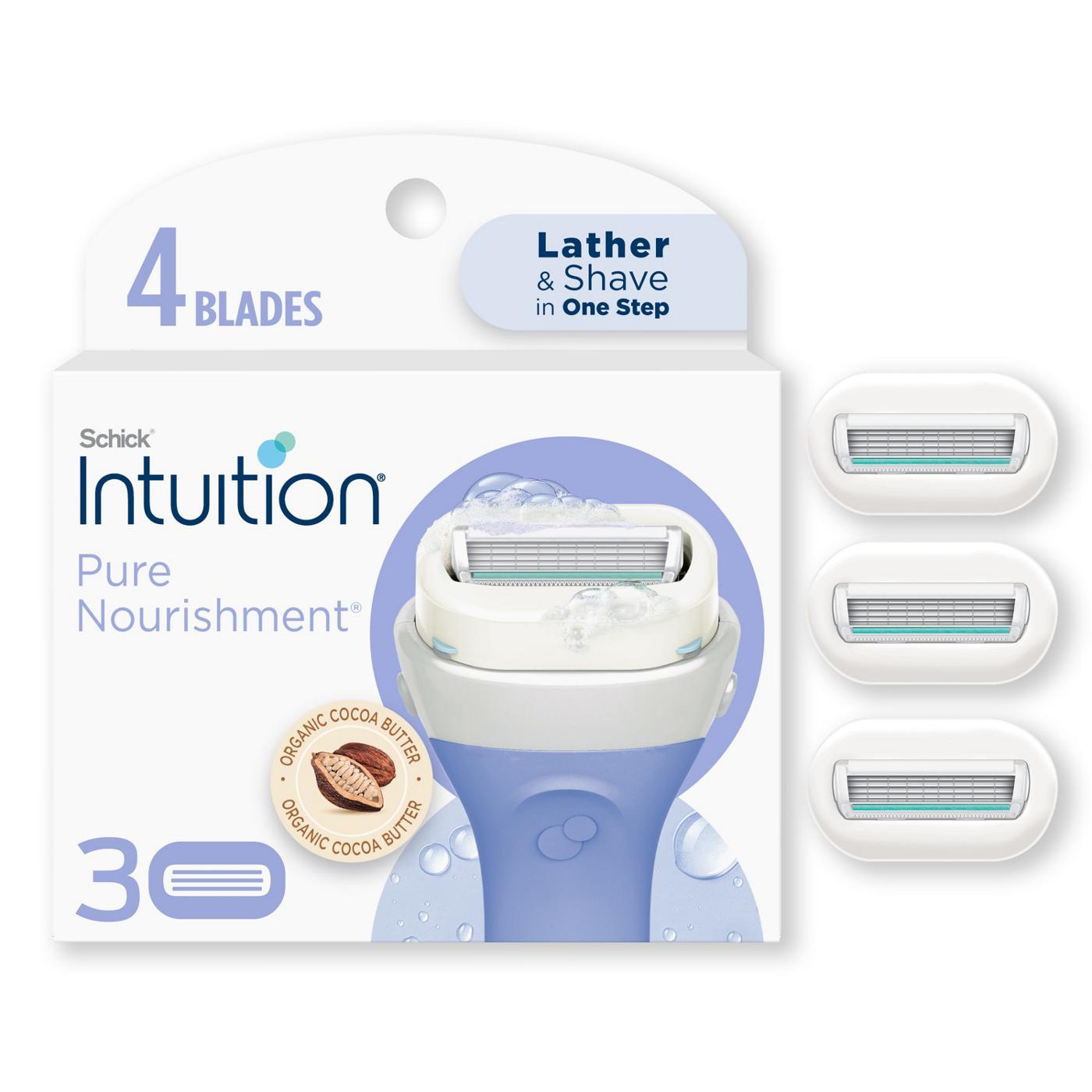 Schick Intuition Pure Nourishment with Shea Butter Women's Razor Blades Refills; image 10 of 10