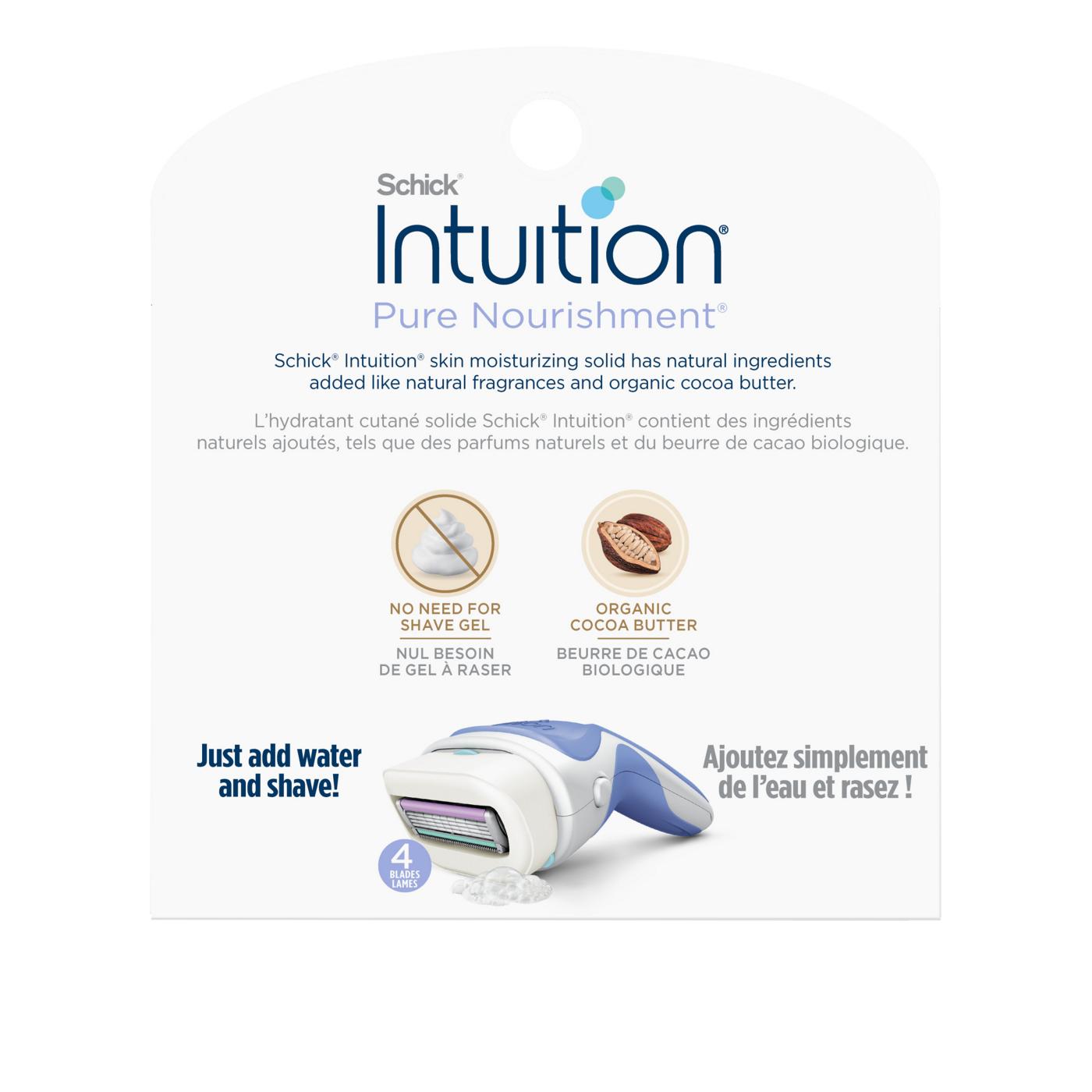 Schick Intuition Pure Nourishment with Shea Butter Women's Razor Blades Refills; image 4 of 10