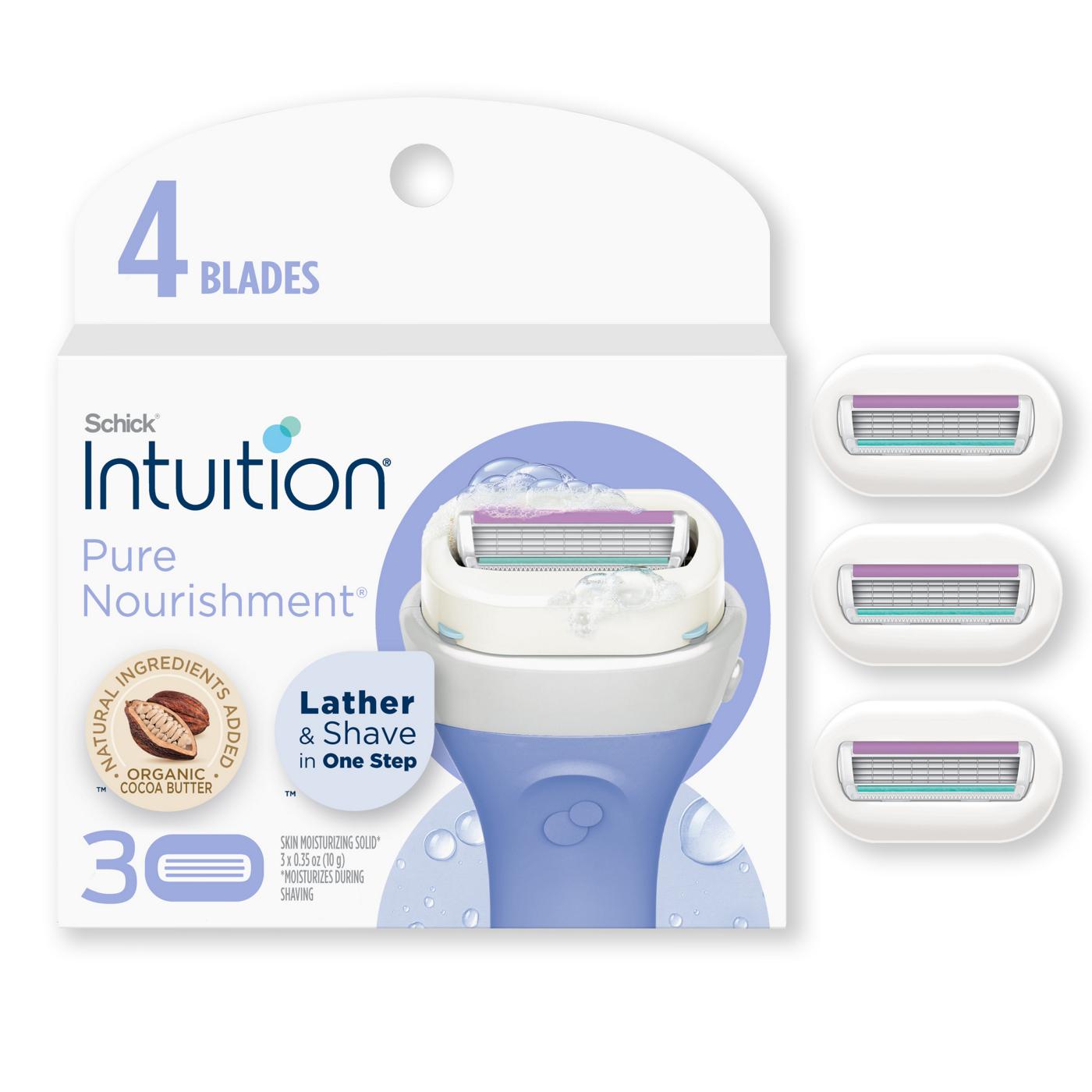Schick Intuition Pure Nourishment with Shea Butter Women's Razor Blades Refills; image 8 of 10